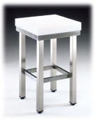 ceppo con piedistallo inox